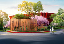 河北饒陽縱五路景觀設(shè)計