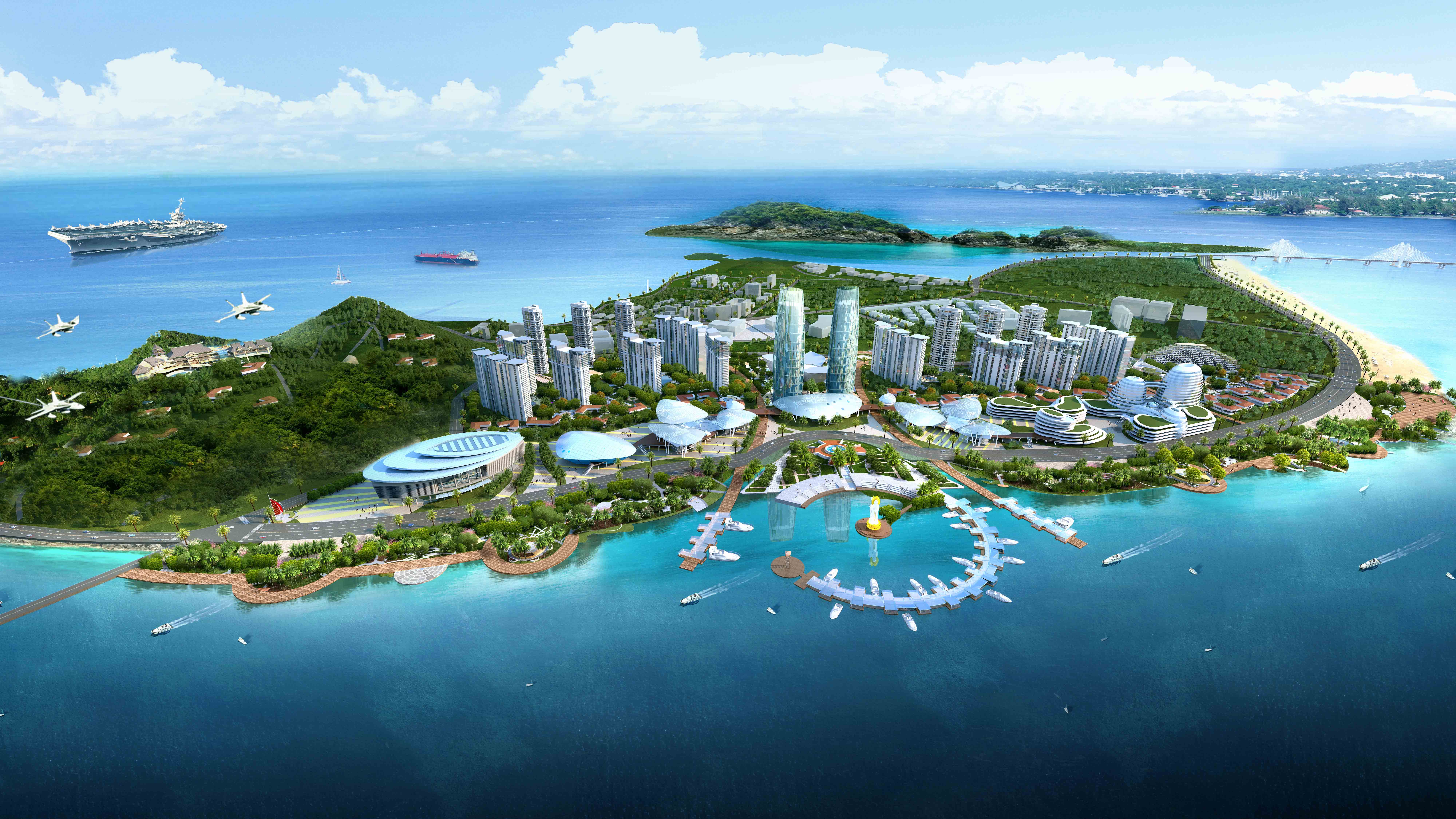 中國汕頭萊蕪島片區(qū)概念設計